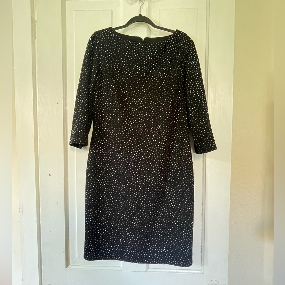 Vintage black bedazzled dress
